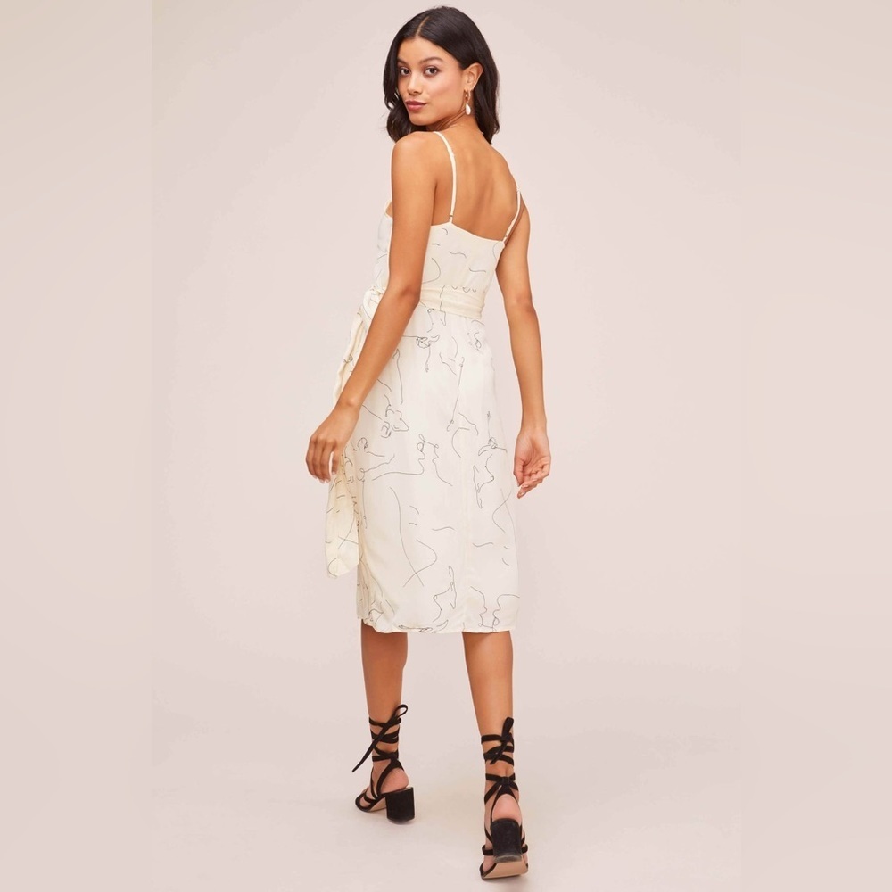 Astr The Label Lois Asymmetric Button Midi Dress … - image 2